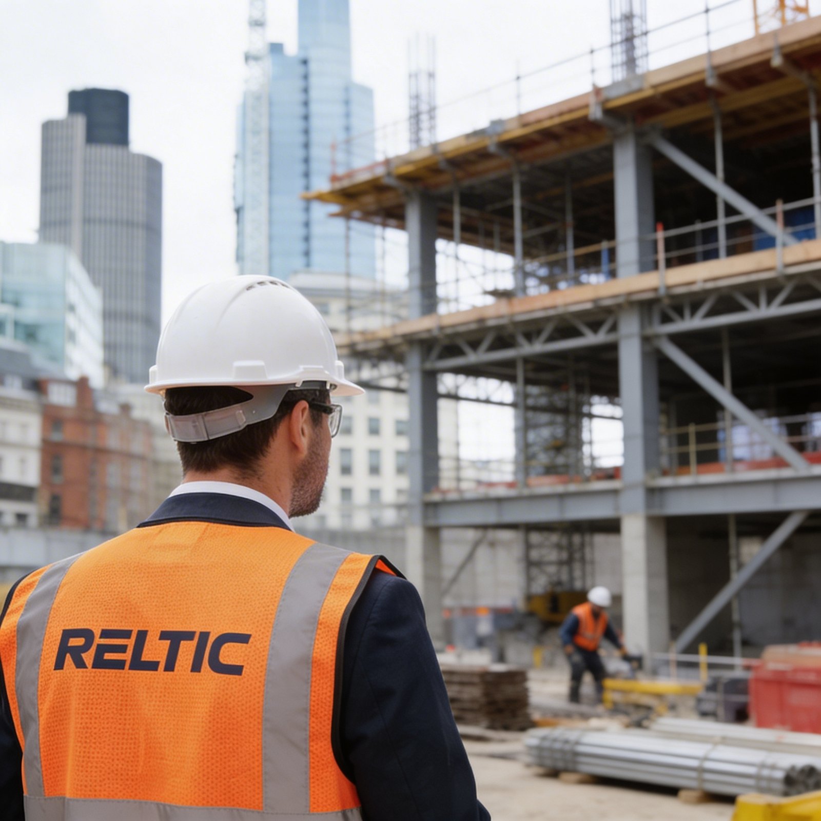 Construction site mid-stage showing how cost plans drift from reality during project delivery